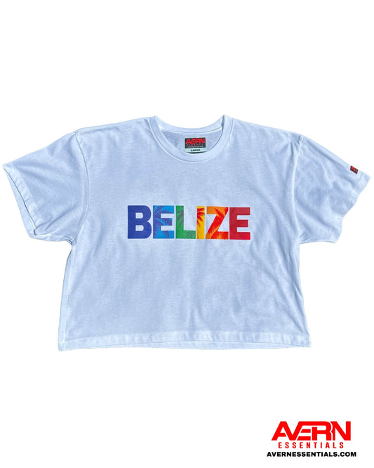 Belize Iconic Sign Crop Top