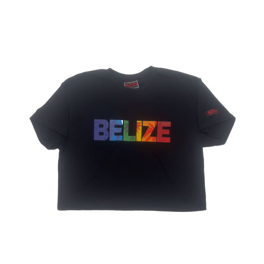Belize Iconic Sign Crop Top